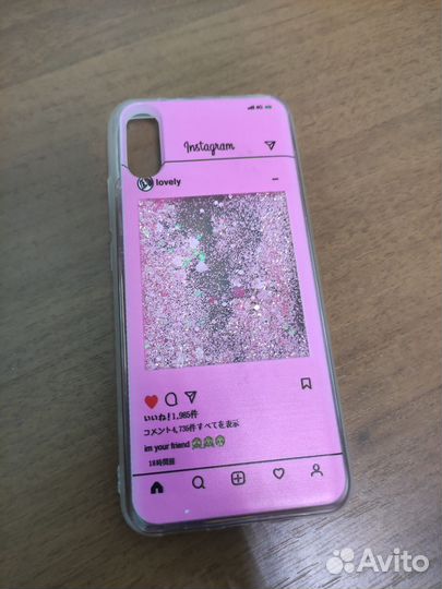 Силиконовый чехол iPhone X/XS