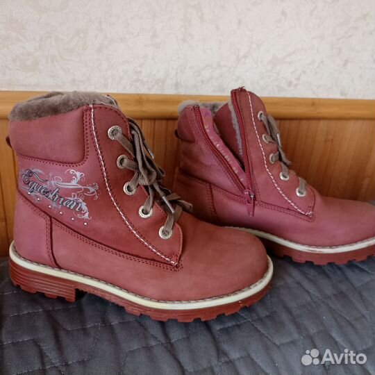 Ботинки зимние для девочки 31 32
