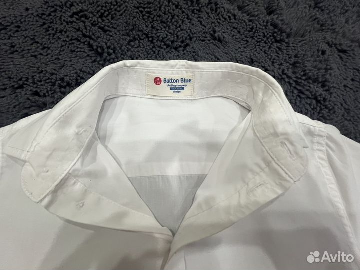 Рубашка button blue