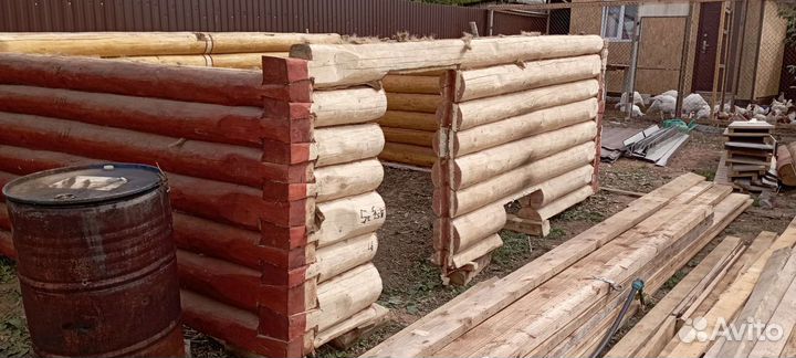 Сруб бани б/у