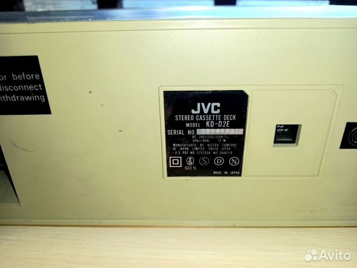 Дека кассетная JVC KD-D2E