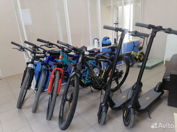 Прокат велосипедов, электросамокатов