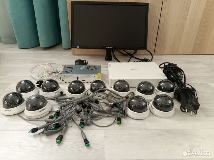 Комплект видеонаблюдения б/у HiWath