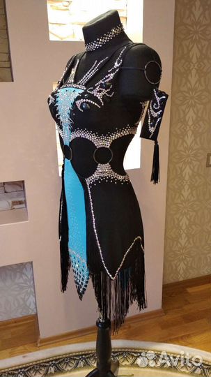 Платье для бальных танцев латина ю2