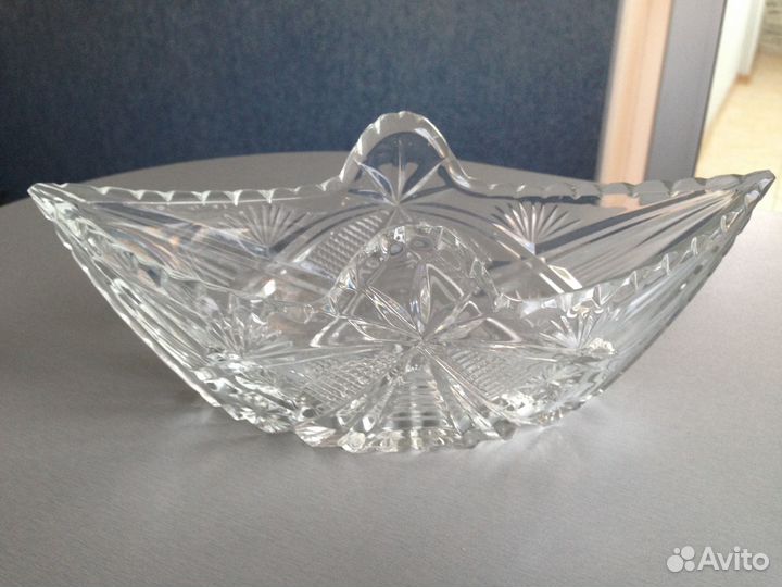 Хрустальная конфетница, салатница