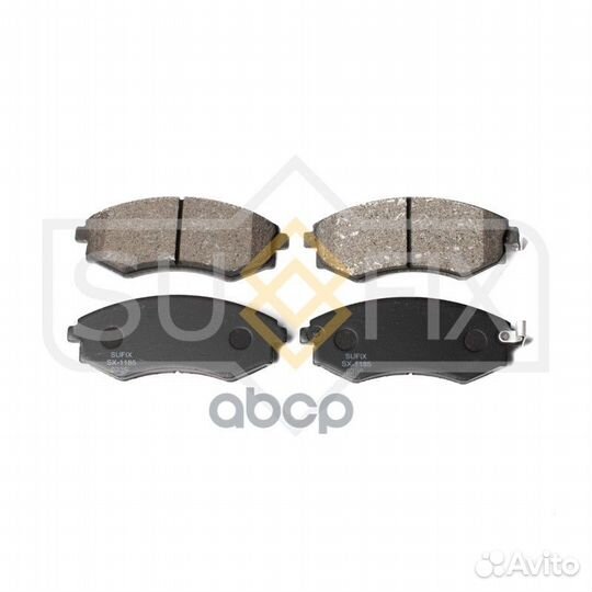 Колодки тормозные дисковые перед прав/лев S