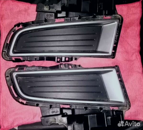 Заглушки на передний бампер мазда 3 бк седан