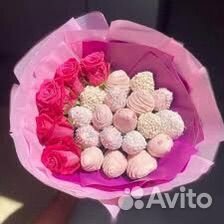 Клубника в шоколаде букеты