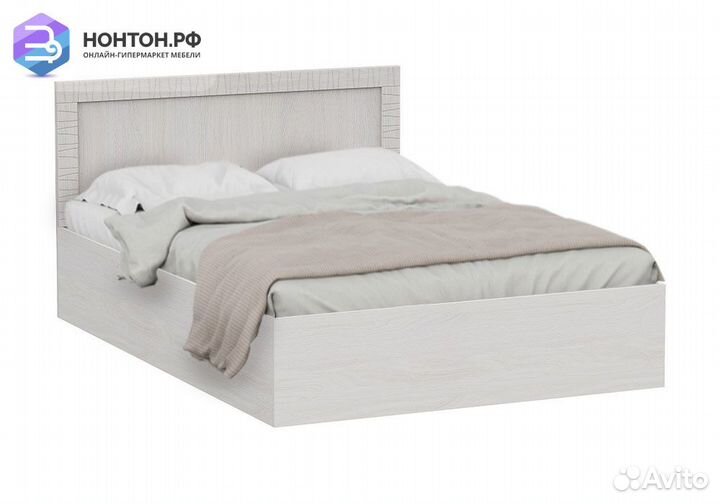 Кровать Вирджиния ясень анкор светлый / сандал све