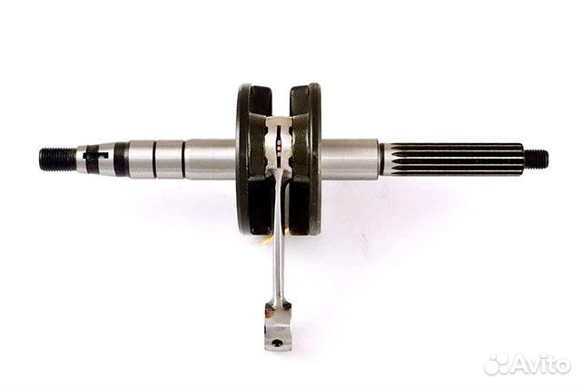 Коленвал с шатуном в сборе 2Т 50 см.3 1Е0 QMB 10mm