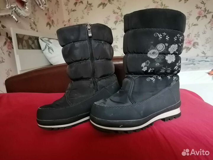 Дутыши зима на девочку р 35