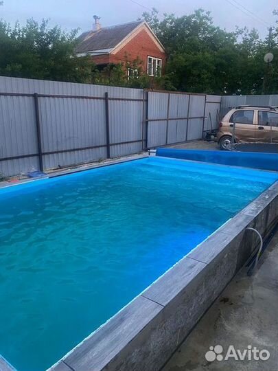 Бассейн из полипропилена 6м*3м*1,5м