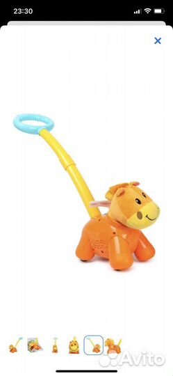 Игрушка каталка с ручкой