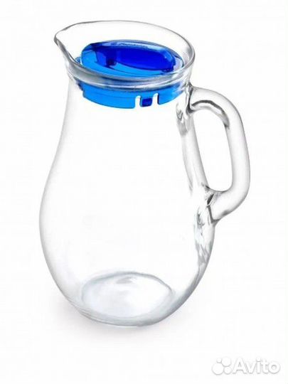 Кувшин стеклянный с крышкой