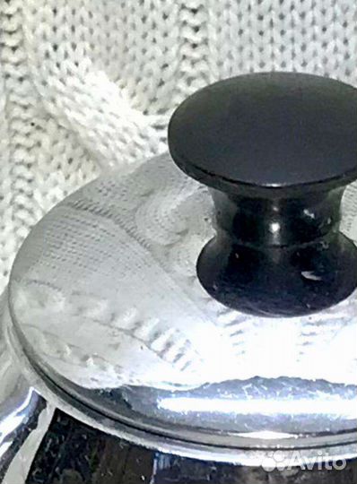 Заварочный чайник/кофейник СССР мельхиор 1,4 л