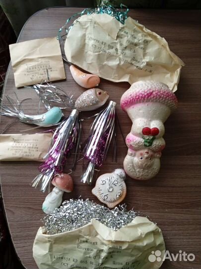 Елочные украшения СССР