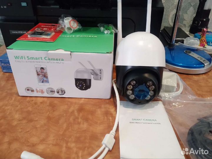 Беспроводная поворотная wifi камера новаякомплект