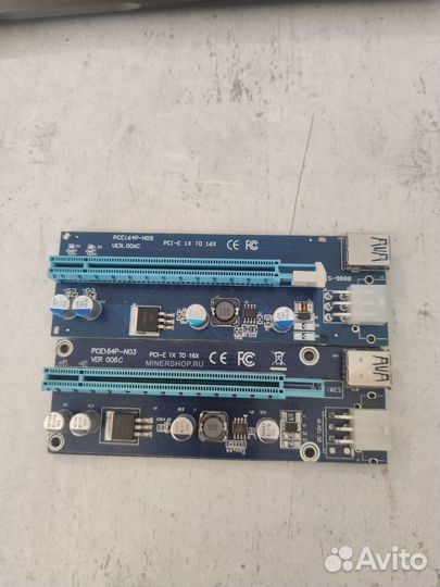 Райзер для видеокарт molex SATA