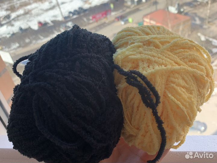 Пряжа пушистая