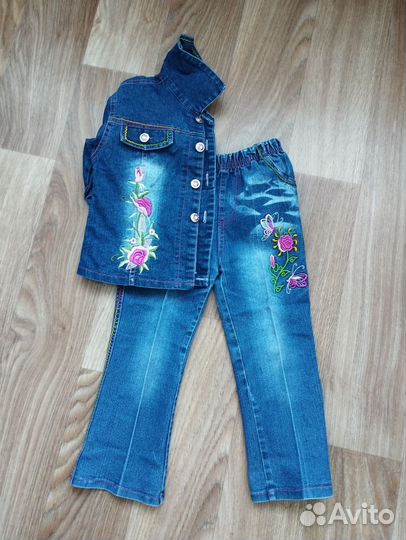 Вещи пакетом для девочки 104