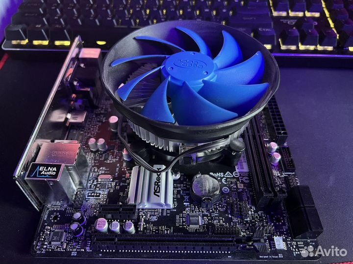 I3 9100f + Asrock H310CM-HDV комплект
