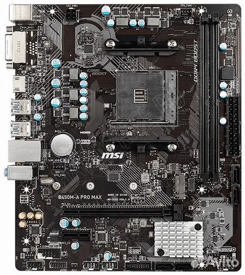 Материнская плата msi B450M-A PRO MAX