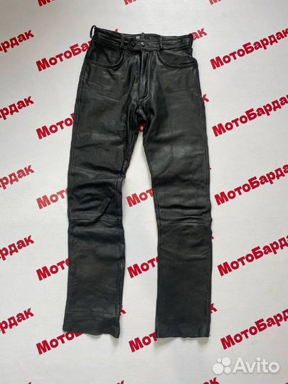Мотобрюки кожаные р-р 40