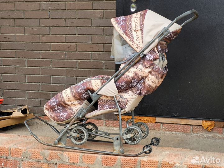 Детские санки с колесами