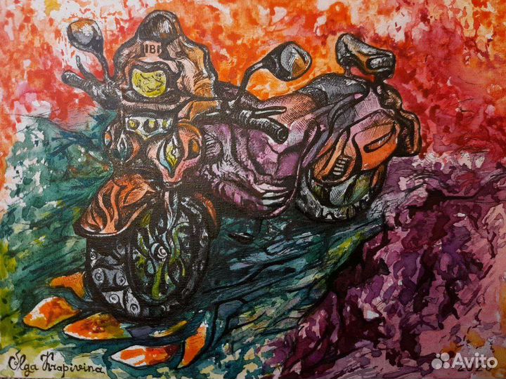 Картина маслом на холсте 