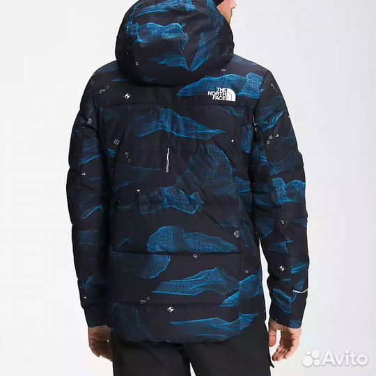 THE north face Down Jacket Men Navy (48 (M)