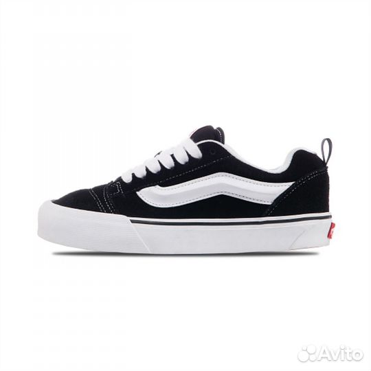 Vans Knu Skool Black And White (ок)