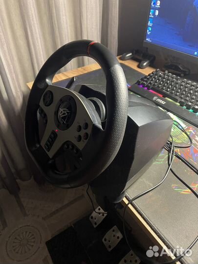 Игровой руль dexp wheelman pro gt