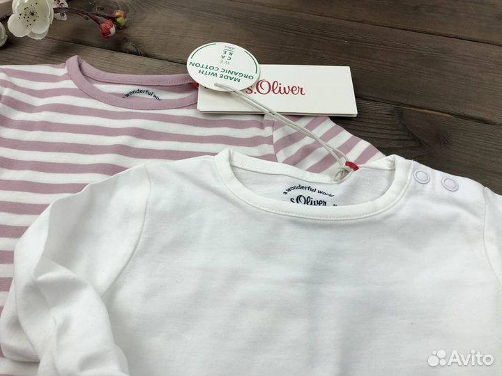Лонгслив для девочки пакетом новые S.Oliver