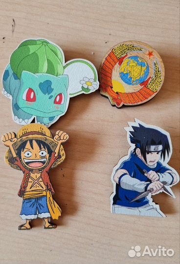 Деревянные значки