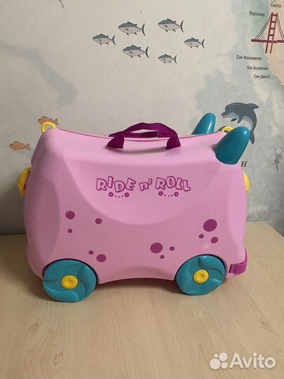 Чемодан беговел для вещей и игрушек