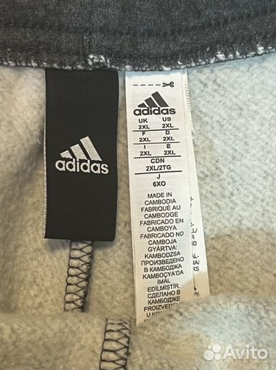 Брюки мужские спортивные утепленные Adidas,б/у,2XL