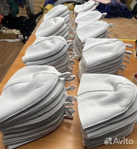 Банная шапка из овчины