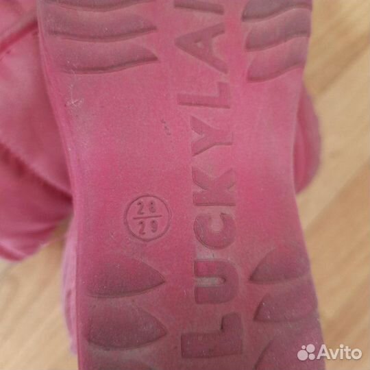 Ботинки для девочки 28 р., сапожки