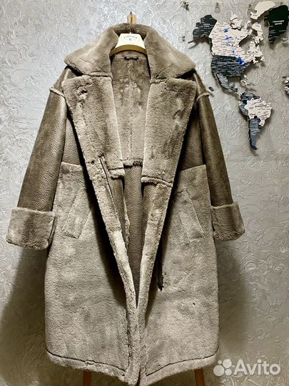 Дубленка женская ASOS оверсайз