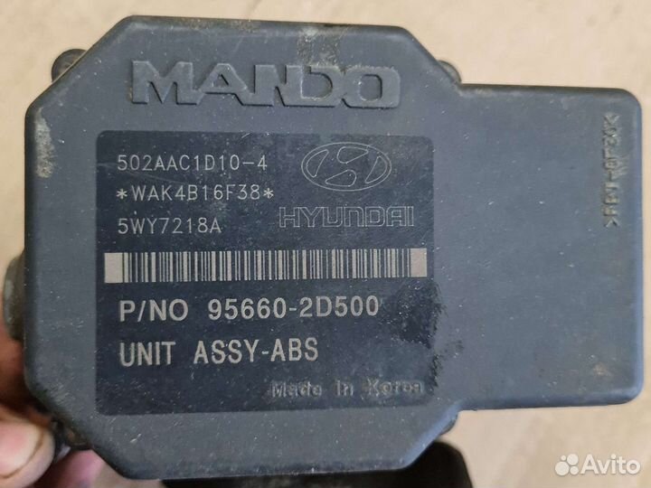 Блок ABS (насос) Hyundai Elantra XD хундaй Элантра