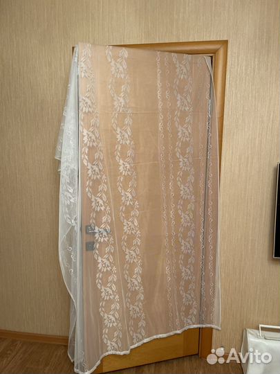 Шторы тюлевые б/у