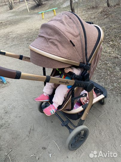 Коляска 3 в 1 с автолюлькой б/у