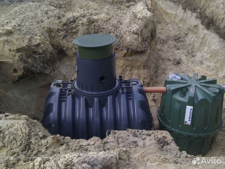 Септик Малахит 4 канализационный