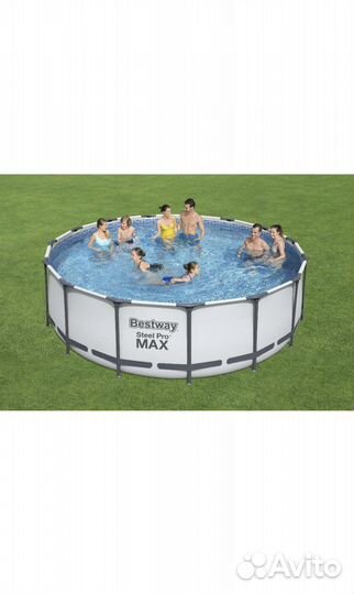 Каркасный бассейн 457х122 bestway steel pro max