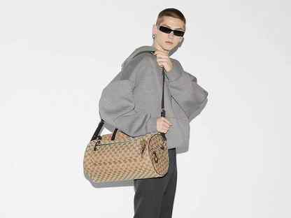 Сумка унисекс gucci GG canvas small duffle BAG, Москва