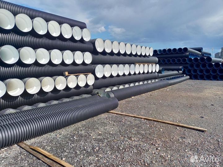 Труба в канаву на заезд