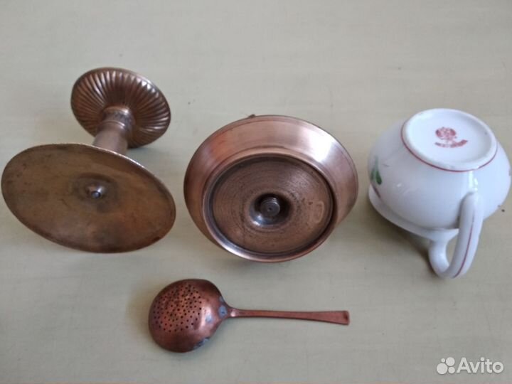 Бронзовый подсвечник:Франция-1900г