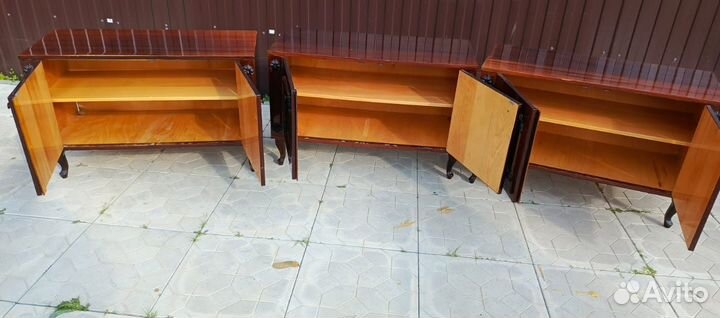 Тумба, консоль, обеденный стол Дробета СССР