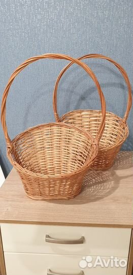 Плетеные корзинки для хранения