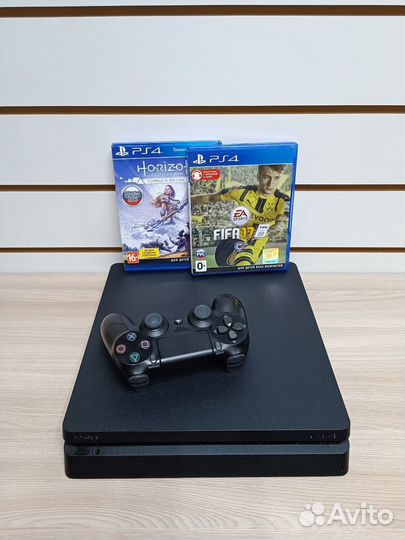 Sony PlayStation 4 Slim 1TB + 2 игры Арт.52032